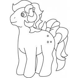 Dessin à colorier: Petit Poney (Dessins Animés) #42197 - Coloriages à Imprimer Gratuits