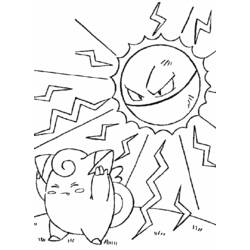 Dessin à colorier: Pokemon (Dessins Animés) #24669 - Coloriages à Imprimer Gratuits