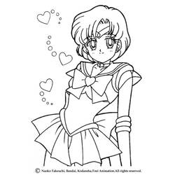 Dessin à colorier: Sailor Moon (Dessins Animés) #50243 - Coloriages à Imprimer Gratuits