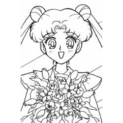 Dessin à colorier: Sailor Moon (Dessins Animés) #50250 - Coloriages à Imprimer Gratuits