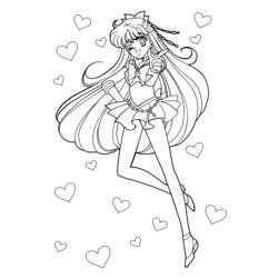 Dessin à colorier: Sailor Moon (Dessins Animés) #50264 - Coloriages à Imprimer