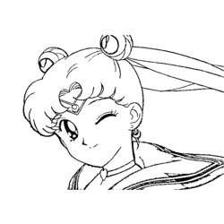 Dessin à colorier: Sailor Moon (Dessins Animés) #50266 - Coloriages à imprimer