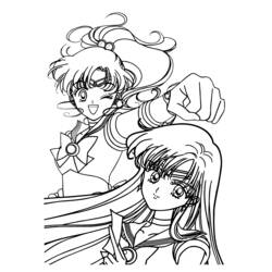Dessin à colorier: Sailor Moon (Dessins Animés) #50290 - Coloriages à Imprimer Gratuits