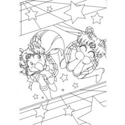 Dessin à colorier: Sailor Moon (Dessins Animés) #50337 - Coloriages à Imprimer Gratuits