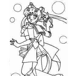 Dessin à colorier: Sailor Moon (Dessins Animés) #50382 - Coloriages à Imprimer Gratuits
