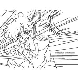 Dessin à colorier: Sailor Moon (Dessins Animés) #50392 - Coloriages à Imprimer Gratuits