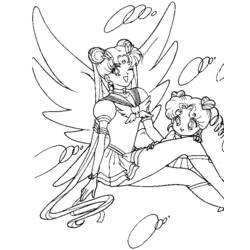 Dessin à colorier: Sailor Moon (Dessins Animés) #50429 - Coloriages à Imprimer Gratuits