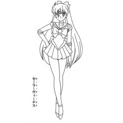 Dessin à colorier: Sailor Moon (Dessins Animés) #50442 - Coloriages à imprimer