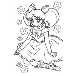 Dessin à colorier: Sailor Moon (Dessins Animés) #50447 - Coloriages à Imprimer Gratuits
