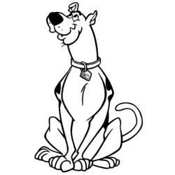 Dessin à colorier: Scooby doo (Dessins Animés) #31320 - Coloriages à Imprimer Gratuits