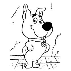 Dessin à colorier: Scooby doo (Dessins Animés) #31321 - Coloriages à Imprimer Gratuits