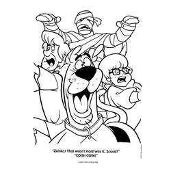 Dessin à colorier: Scooby doo (Dessins Animés) #31337 - Coloriages à Imprimer Gratuits