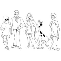 Dessin à colorier: Scooby doo (Dessins Animés) #31377 - Coloriages à Imprimer Gratuits