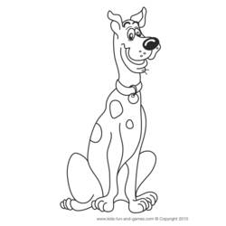 Dessin à colorier: Scooby doo (Dessins Animés) #31398 - Coloriages à Imprimer Gratuits