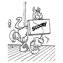 Dessin à colorier: Scooby doo (Dessins Animés) #31400 - Coloriages à Imprimer Gratuits