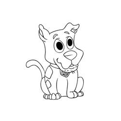 Dessin à colorier: Scooby doo (Dessins Animés) #31401 - Coloriages à Imprimer Gratuits