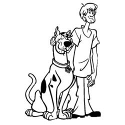 Dessin à colorier: Scooby doo (Dessins Animés) #31512 - Coloriages à Imprimer Gratuits