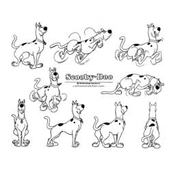 Dessin à colorier: Scooby doo (Dessins Animés) #31517 - Coloriages à Imprimer Gratuits