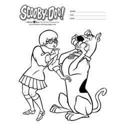 Dessin à colorier: Scooby doo (Dessins Animés) #31544 - Coloriages à Imprimer Gratuits
