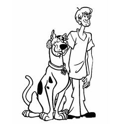 Dessin à colorier: Scooby doo (Dessins Animés) #31577 - Coloriages à Imprimer Gratuits