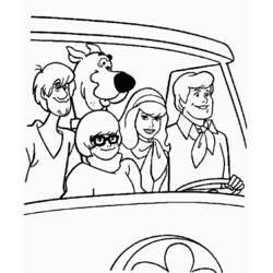 Dessin à colorier: Scooby doo (Dessins Animés) #31578 - Coloriages à Imprimer Gratuits