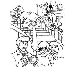 Dessin à colorier: Scooby doo (Dessins Animés) #31618 - Coloriages à Imprimer Gratuits