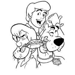 Dessin à colorier: Scooby doo (Dessins Animés) #31636 - Coloriages à Imprimer Gratuits