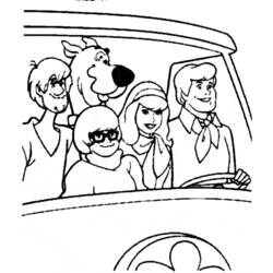 Dessin à colorier: Scooby doo (Dessins Animés) #31651 - Coloriages à Imprimer Gratuits