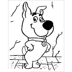 Dessin à colorier: Scooby doo (Dessins Animés) #31662 - Coloriages à Imprimer Gratuits