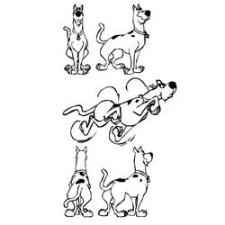 Dessin à colorier: Scooby doo (Dessins Animés) #31685 - Coloriages à Imprimer Gratuits