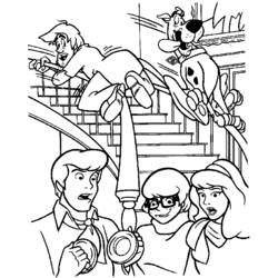 Dessin à colorier: Scooby doo (Dessins Animés) #31700 - Coloriages à Imprimer Gratuits