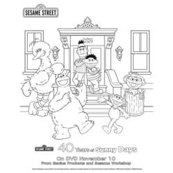 Dessin à colorier: Sesame street (Dessins Animés) #32259 - Coloriages à Imprimer Gratuits