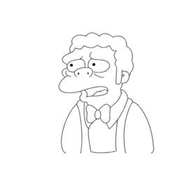 Dessin à colorier: Simpson (Dessins Animés) #23815 - Coloriages à Imprimer Gratuits