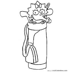 Dessin à colorier: Simpson (Dessins Animés) #23839 - Coloriages à Imprimer Gratuits