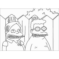 Dessin à colorier: Simpson (Dessins Animés) #23887 - Coloriages à Imprimer Gratuits