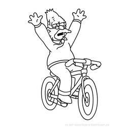 Dessin à colorier: Simpson (Dessins Animés) #23896 - Coloriages à Imprimer Gratuits