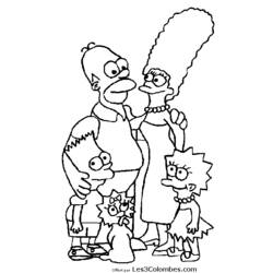 Dessin à colorier: Simpson (Dessins Animés) #23930 - Coloriages à Imprimer Gratuits