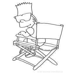 Dessin à colorier: Simpson (Dessins Animés) #23952 - Coloriages à Imprimer Gratuits