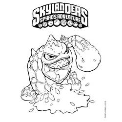 Dessin à colorier: Skylanders (Dessins Animés) #43534 - Coloriages à Imprimer Gratuits