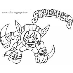 Dessin à colorier: Skylanders (Dessins Animés) #43570 - Coloriages à Imprimer Gratuits