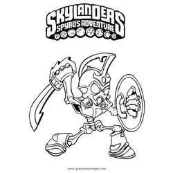 Dessin à colorier: Skylanders (Dessins Animés) #43602 - Coloriages à Imprimer Gratuits