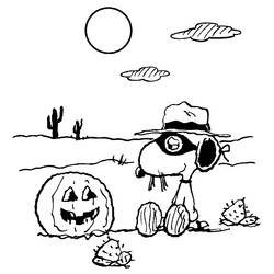 Dessin à colorier: Snoopy (Dessins Animés) #27067 - Coloriages à Imprimer Gratuits