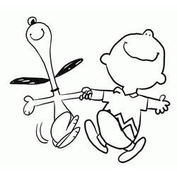Dessin à colorier: Snoopy (Dessins Animés) #27079 - Coloriages à imprimer
