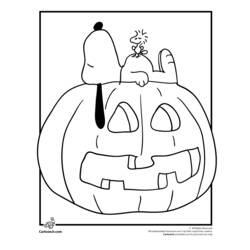 Dessin à colorier: Snoopy (Dessins Animés) #27082 - Coloriages à imprimer