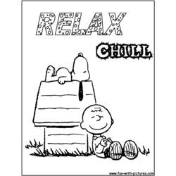 Dessin à colorier: Snoopy (Dessins Animés) #27103 - Coloriages à Imprimer Gratuits