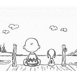 Dessin à colorier: Snoopy (Dessins Animés) #27119 - Coloriages à Imprimer Gratuits