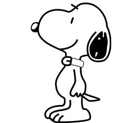 Dessin à colorier: Snoopy (Dessins Animés) #27138 - Coloriages à Imprimer Gratuits