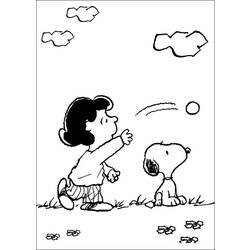 Dessin à colorier: Snoopy (Dessins Animés) #27159 - Coloriages à Imprimer Gratuits