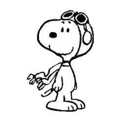 Dessin à colorier: Snoopy (Dessins Animés) #27186 - Coloriages à imprimer