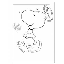 Dessin à colorier: Snoopy (Dessins Animés) #27189 - Coloriages à Imprimer Gratuits